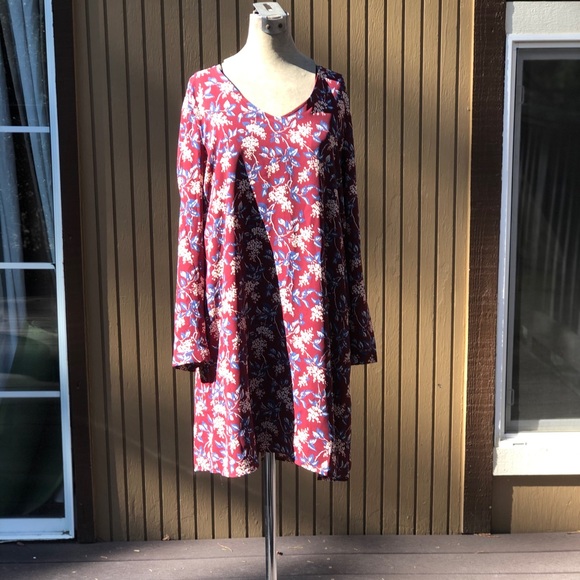Madewell floral, button-back dress. Size Small. - Picture 1 of 5